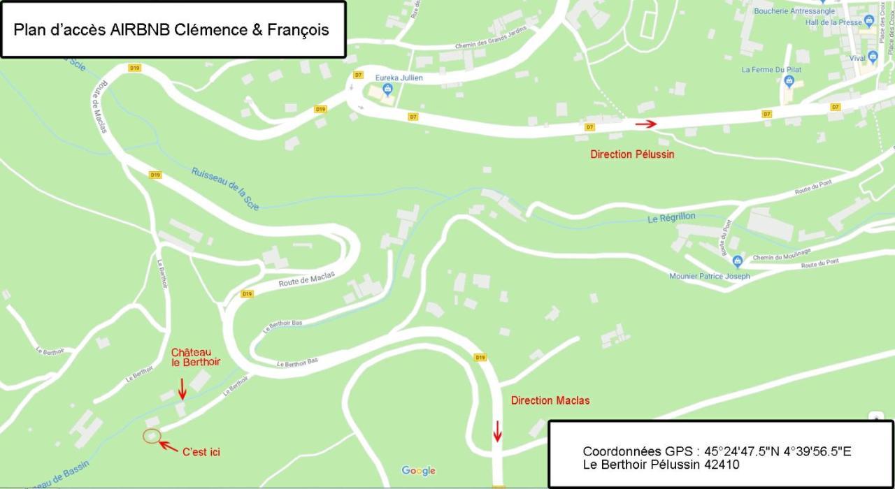 Gite Au Coeur Du Parc Naturel Regional Du Pilat 佩吕桑 外观 照片
